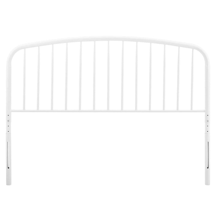 Modway MOD-6150-WHI Nova Queen Metal Headboard White