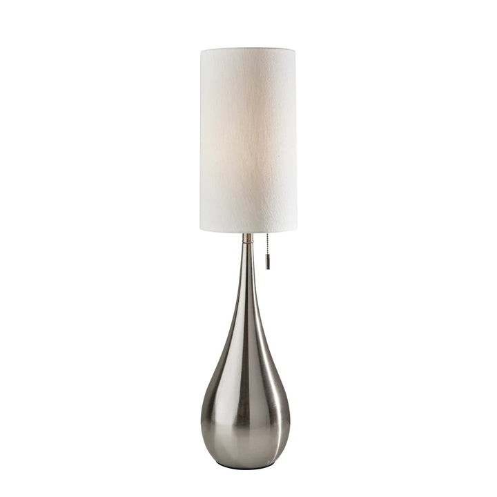 Adesso 536-22 Christina Table Lamp 34.5 in. 00 W Brushed Steel Finish/White