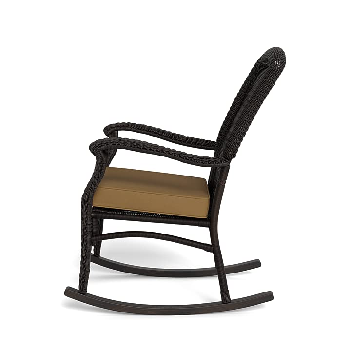 Tortuga Outdoor Portside Plantation Rocking Chair Dark Roast