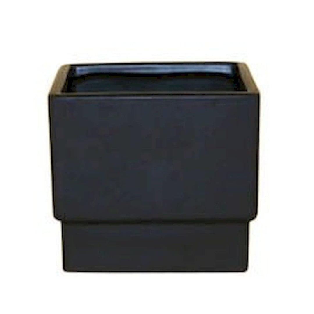 Matte Black Square Planter Ceramic