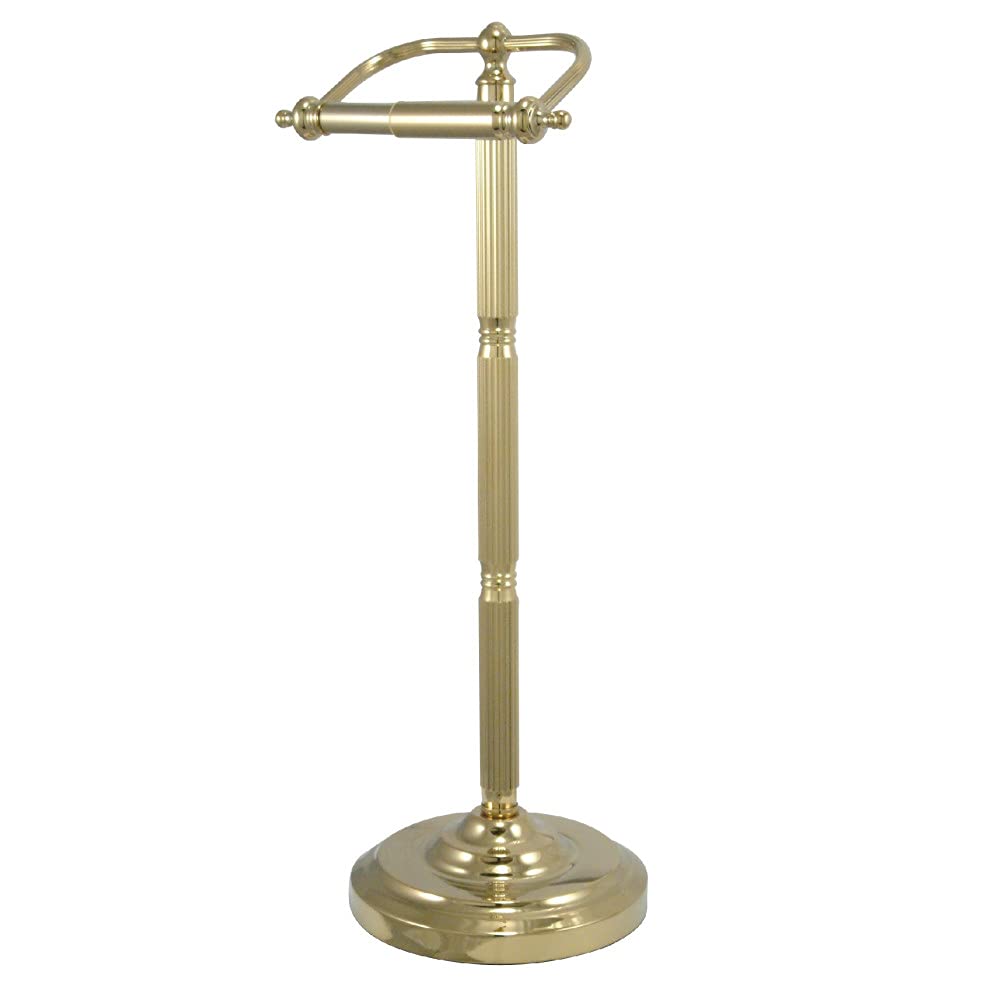 Kingston Brass CC2102 Georgian Pedestal Paper Holder 21-1/2-Inch Polished Brass