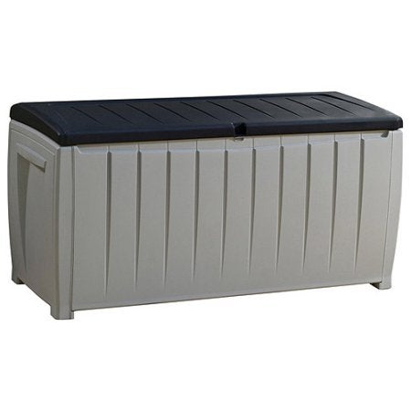 Sunny Lite Plastic Resin Weather Proof 90 Gallon Outdoor Storage Container in