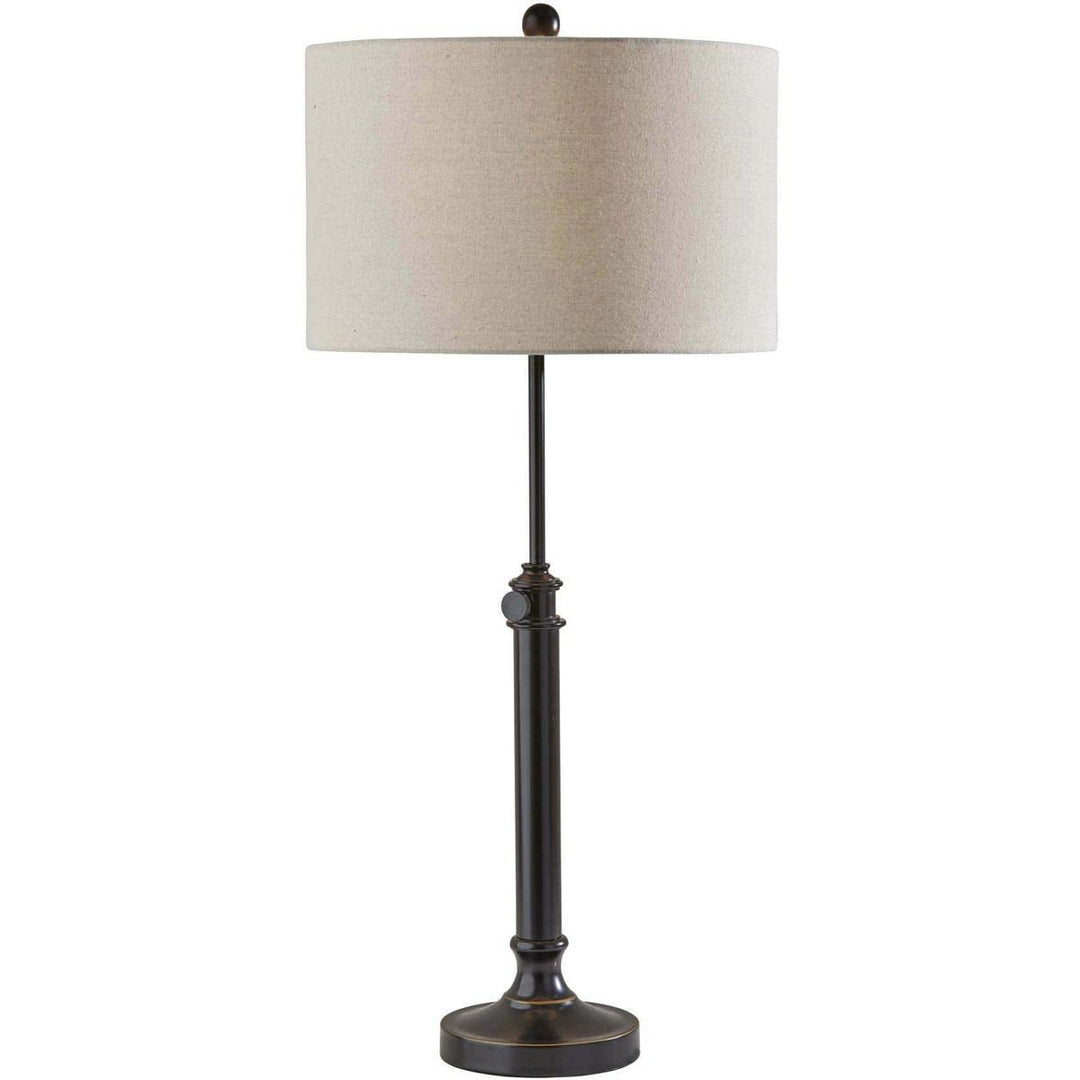 Adesso Home SL1165-26 Table Lamp from Barton Collection 15.00 inches Bronze Antique Bronze