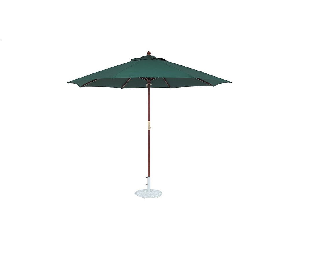 Tropishade 11-foot Wood Green Market Umbrella