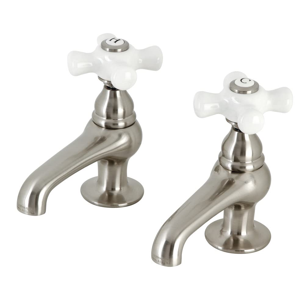 Kingston Brass CC9L8 Vintage Basin Faucet Brushed Nickel