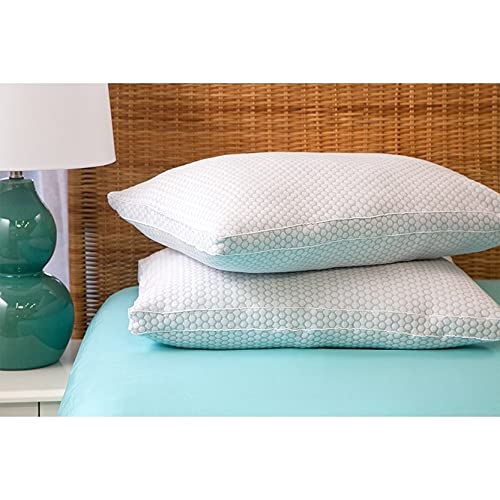 Allied Home ClimaKnit Cooling Touch Gusset Down Alternative Pillow Queen - Diamond Home USA