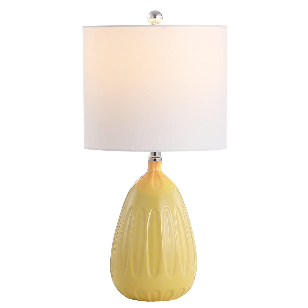 SAFAVIEH Lighting Collection Linnett Yellow 20-inch Bedroom Living Room Home