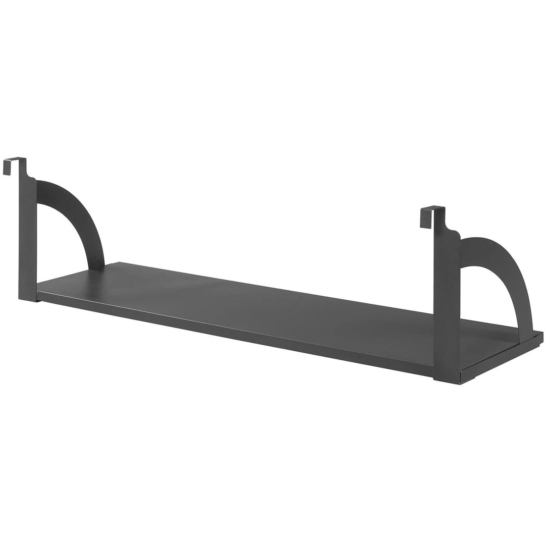 Global Industrial 36"W Hanging Shelf Black for 1-3/4" Partition/Cubicle Panels