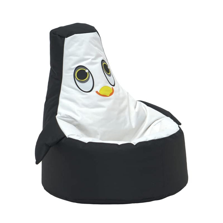 Black and White Penguin Kids Bean Bag Chair