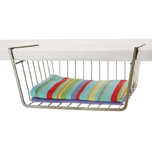 Organized Living Under-Shelf Basket - Nickel