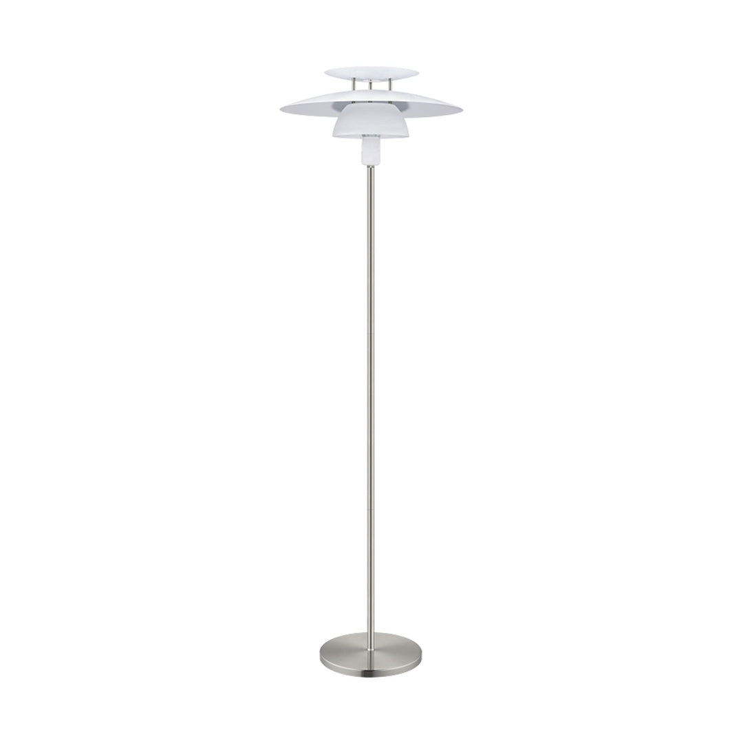 Floor Lamp Silver Transitional Nickel