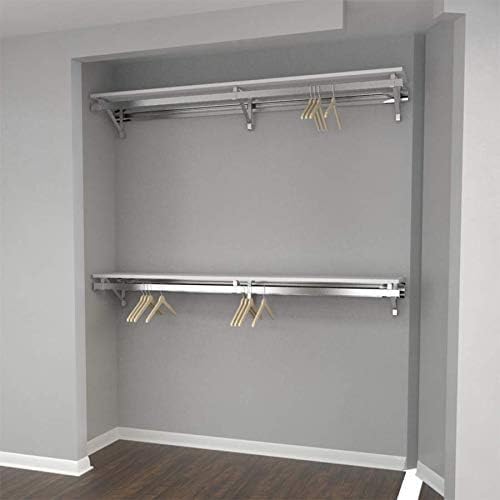 Arrange A Space Shelf Double Hang Closet System