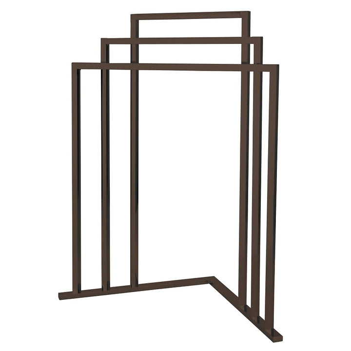 Kingston Brass SCC8275 L Shape 3-Tier Steel Construction Corner Towel-ack Oil Oil Rubbed Bronze