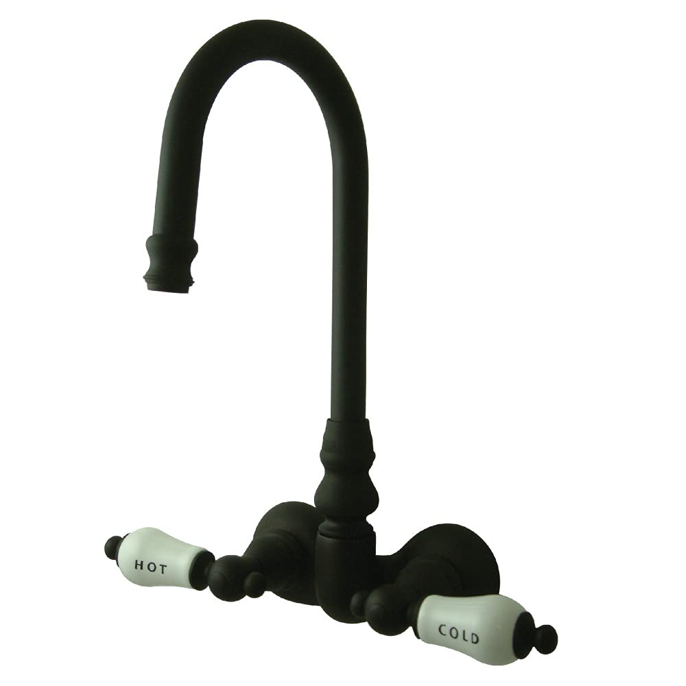 Kingston Brass CC73T5 Vintage Leg Tub Filler Oil Rubbed Bronze 8-Inch Adjustable