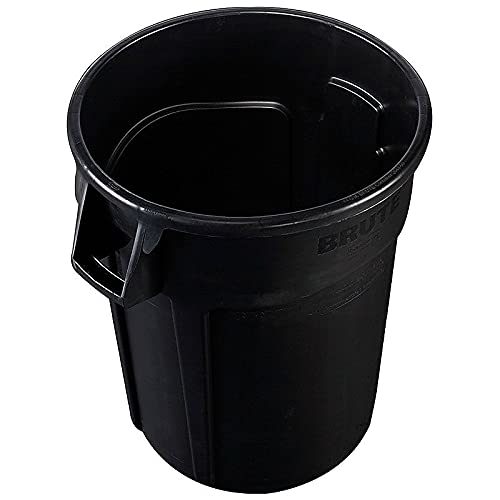 Rubbermaid Commercial Products BRUTE Heavy-Duty Round Trash/Garbage Can with