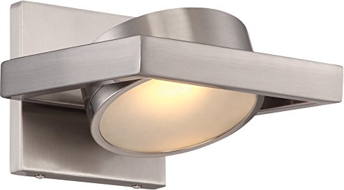 Nuvo 62/994 One Light Vanity Pack of 1 Brushed Nickel Finish