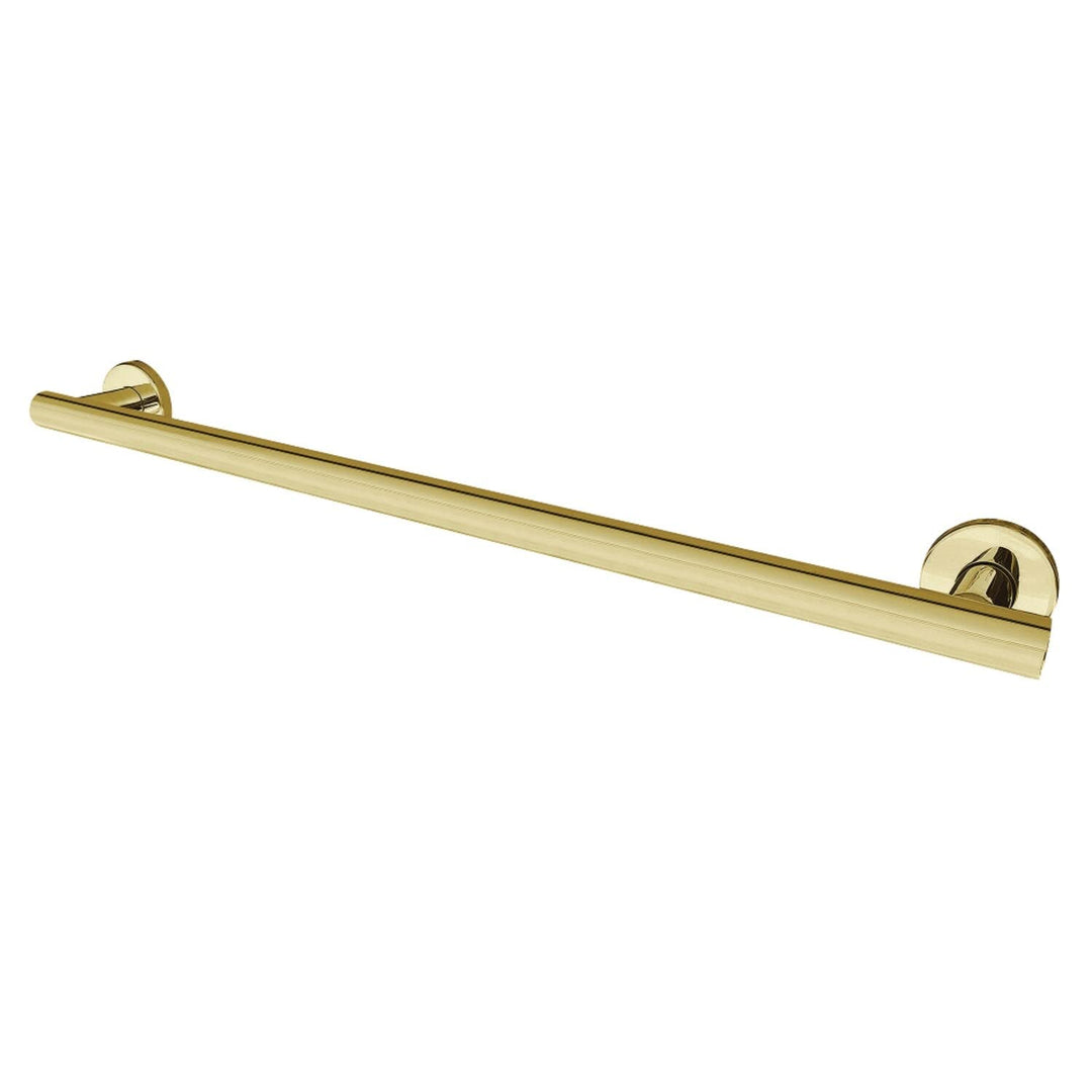 Kingston Brass Berwyn 42-Inch x 1-1/4 Inch O.D Grab Bar Polished Brass Polished