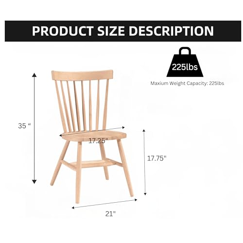 International Concepts Copenhagen Chair Unfinished