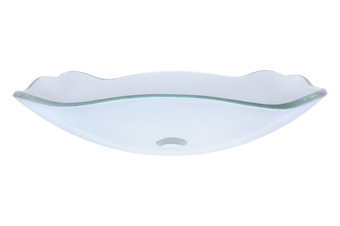 Novatto TIS-317C Elegante Glass Vessel Bathroom Sink