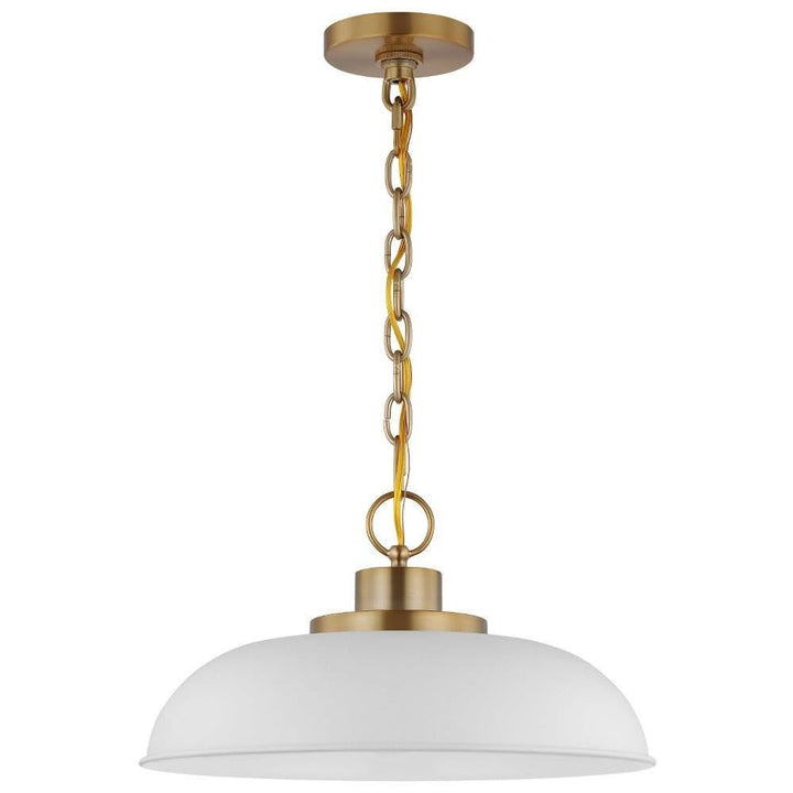 Nuvo Colony - 1 Light Small Pendant in Mid-Century Modern Style-8.13 Inches Tall