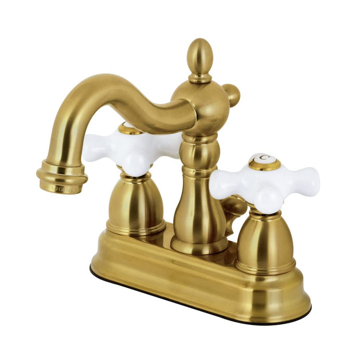 Kingston Brass KB1607PX 4 in. Centerset Bathroom Faucet Brushed Brass