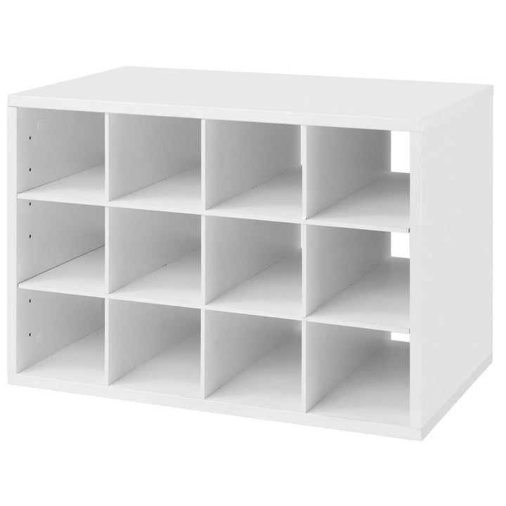 White Shoe Cubby Plastic