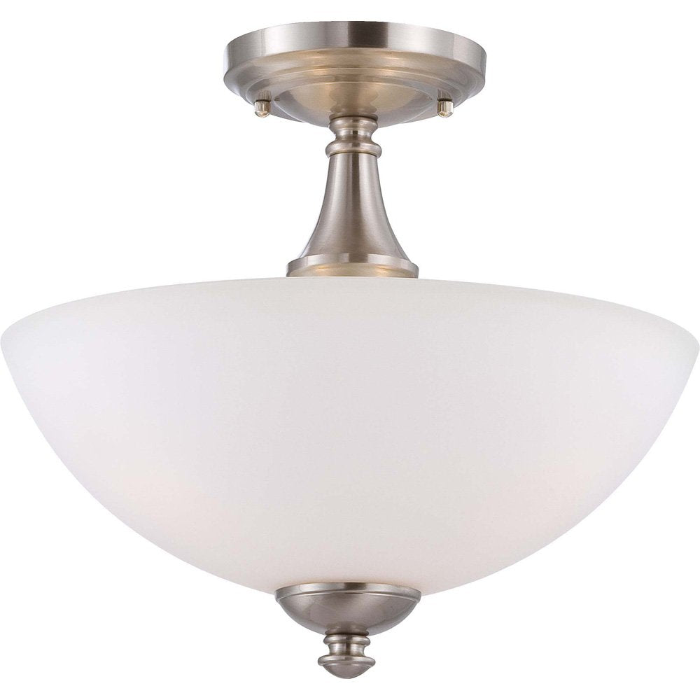 Nuvo Lighting 60/5044 Patton Three Light Semi-Flush Dome 60 Watt A19 Max.