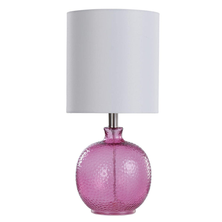 StyleCraft Home Collection L13168ADS Signature Table Lamp Bright Purple