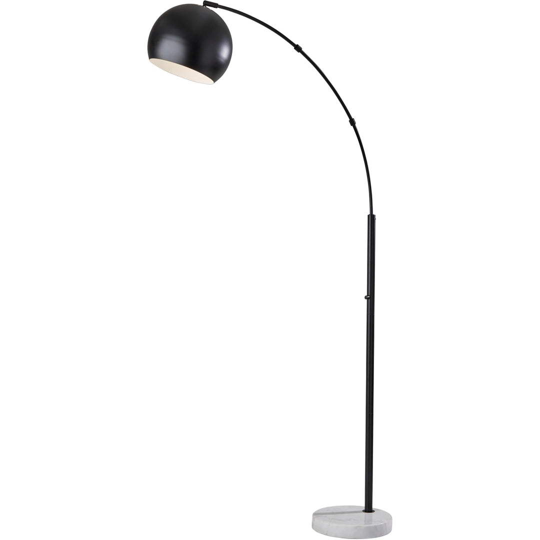 Adesso 5170-01 Astoria Arc Lamp 78 in. 100W Type A Bulb (Not Included) Black