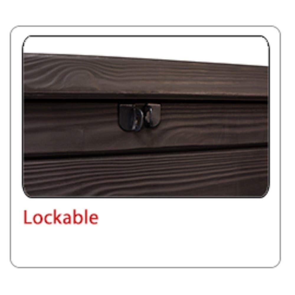 Keter Eastwood Deck Box 570 Litres - Weatherproof Durable Polypropylene Resin Brown