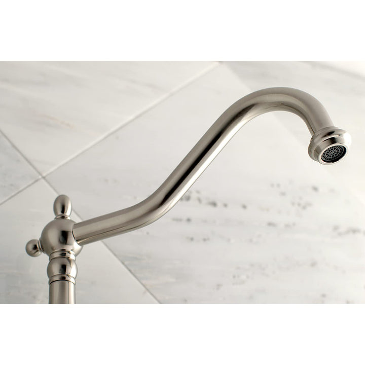 Kingston Brass KS1028AX Heritage Roman Tub Faucet Brushed Nickel