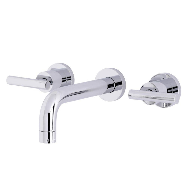 Kingston Brass KS8121CML Manhattan 2-Handle 8 in. Wall Mount Bathroom Faucet Polished Chrome