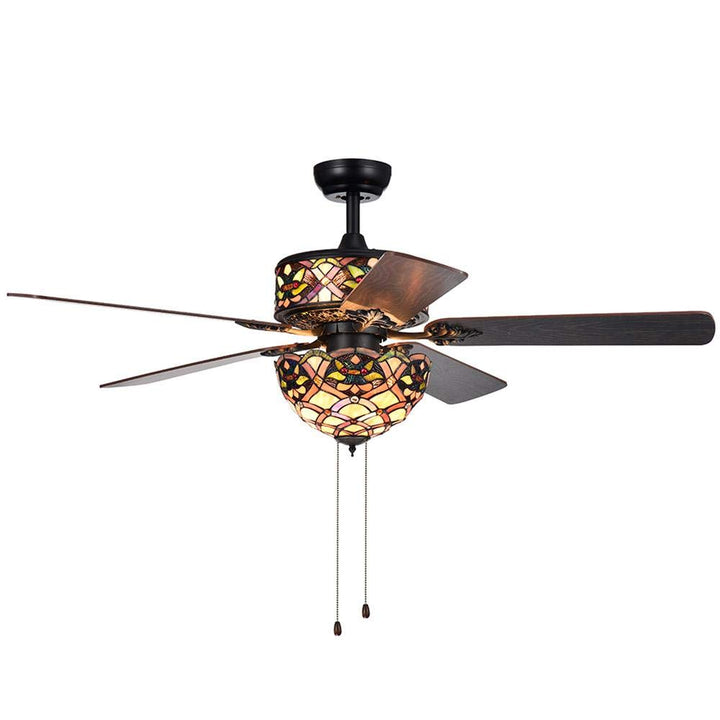 Warehouse of Tiffany CFL-8280BL Ceiling Fan 52"