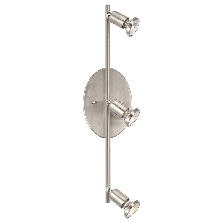 Matte Nickel Ceiling Or Wall Track Light Silver Transitional Steel