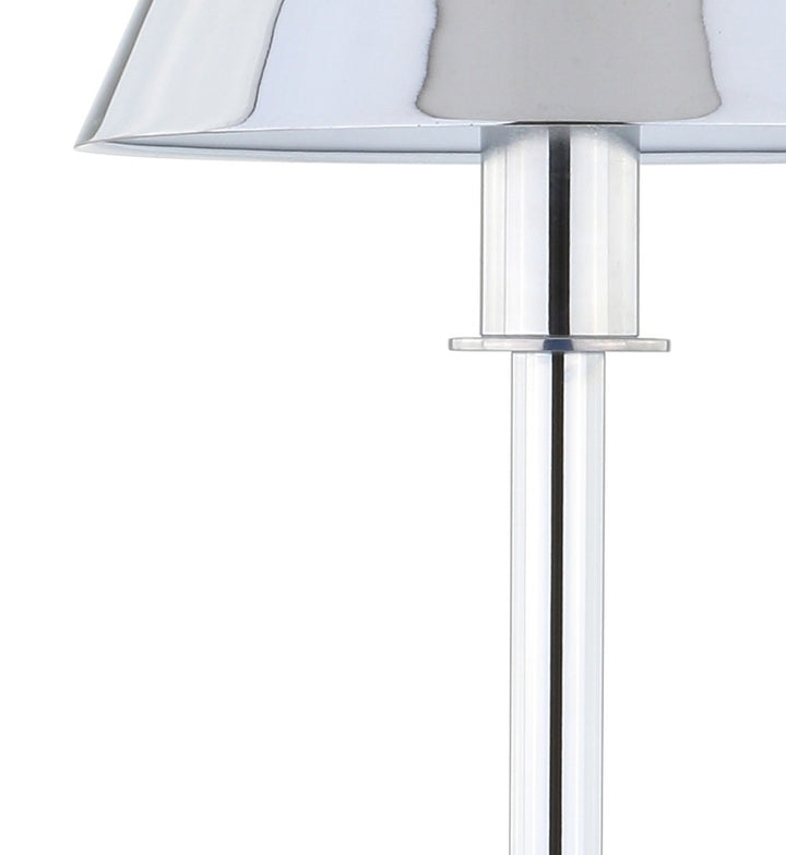 26" Metal Shade LED Table Lamp, Brushed Brass by JONATHAN Y