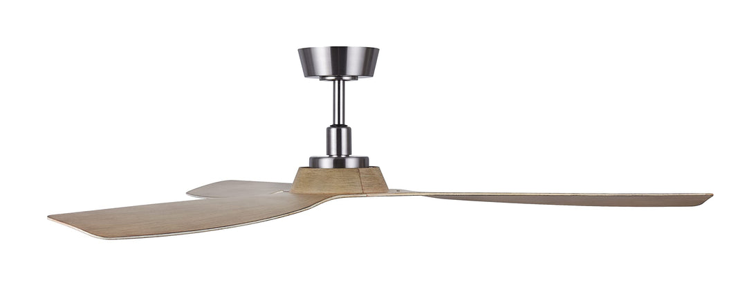 Lucci Air Moto Brushed Nickel and Teak 52-inch Ceiling Fan (21065301)