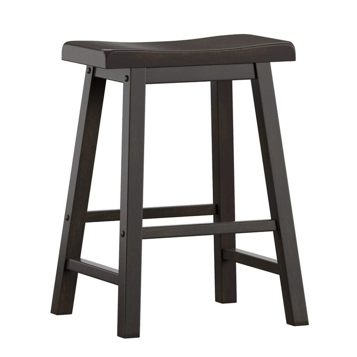 Inspire Q Salvador II Counter Backless Stools (Set of 2) by Classic Black