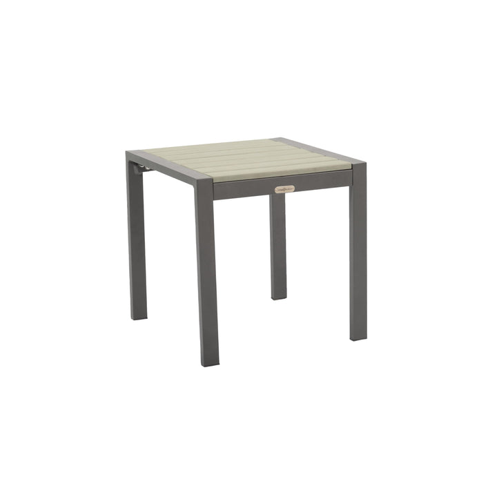 Tortuga Outdoor Lakeview Side Patio Table Charcoal