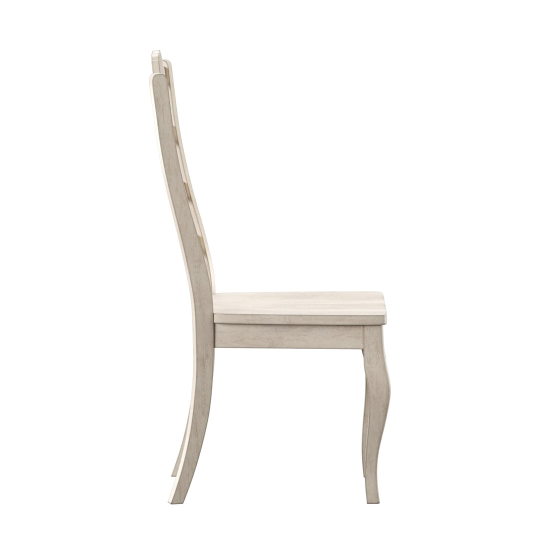 Inspire Q Eleanor Ladder Back Dining Chair (Set of 2) by Classic ntique White Antique White