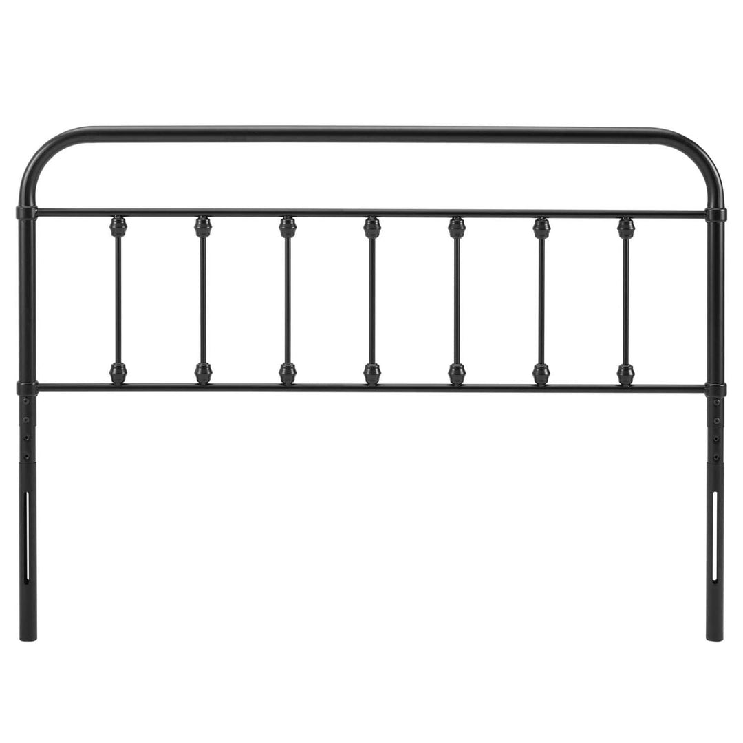 Modway MOD-6153-BLK Sage Full Metal Headboard Black