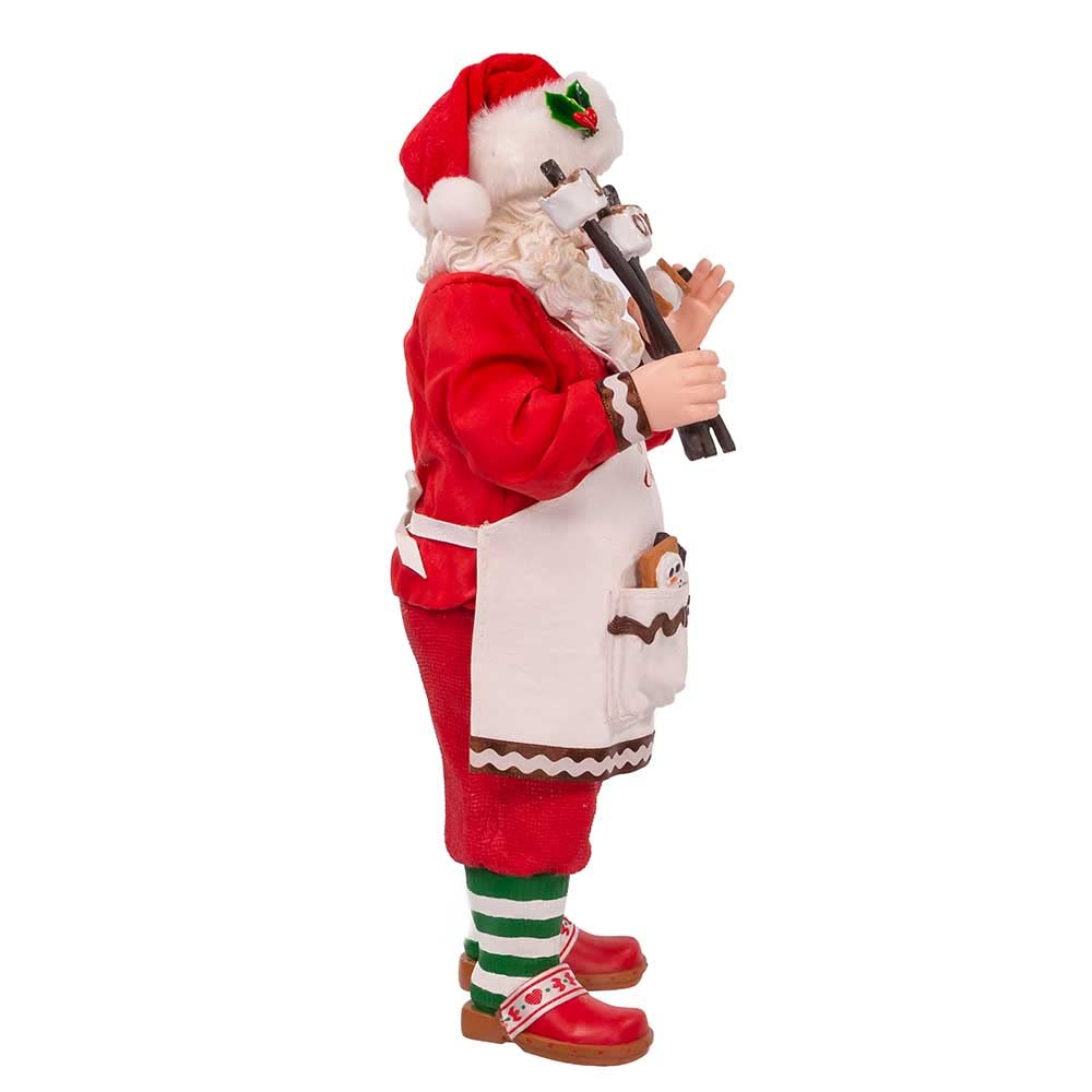 Kurt Adler 10.5-Inch Fabriché S'Mores Santa