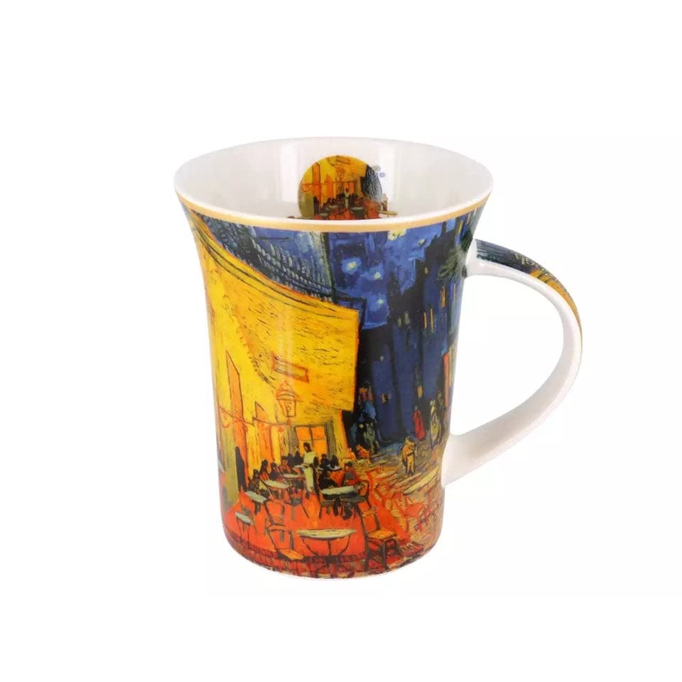 The Cafe Terrace At Night V.gogh Porcelain Mug In A Gift Box Multi Color