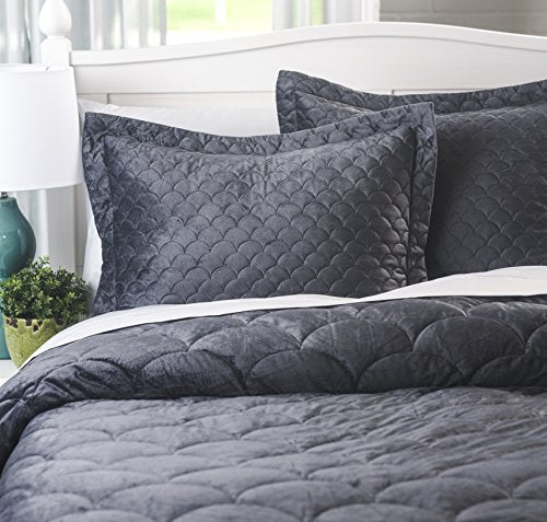 Nikki Chu BL001188 Blanket King Charcoal