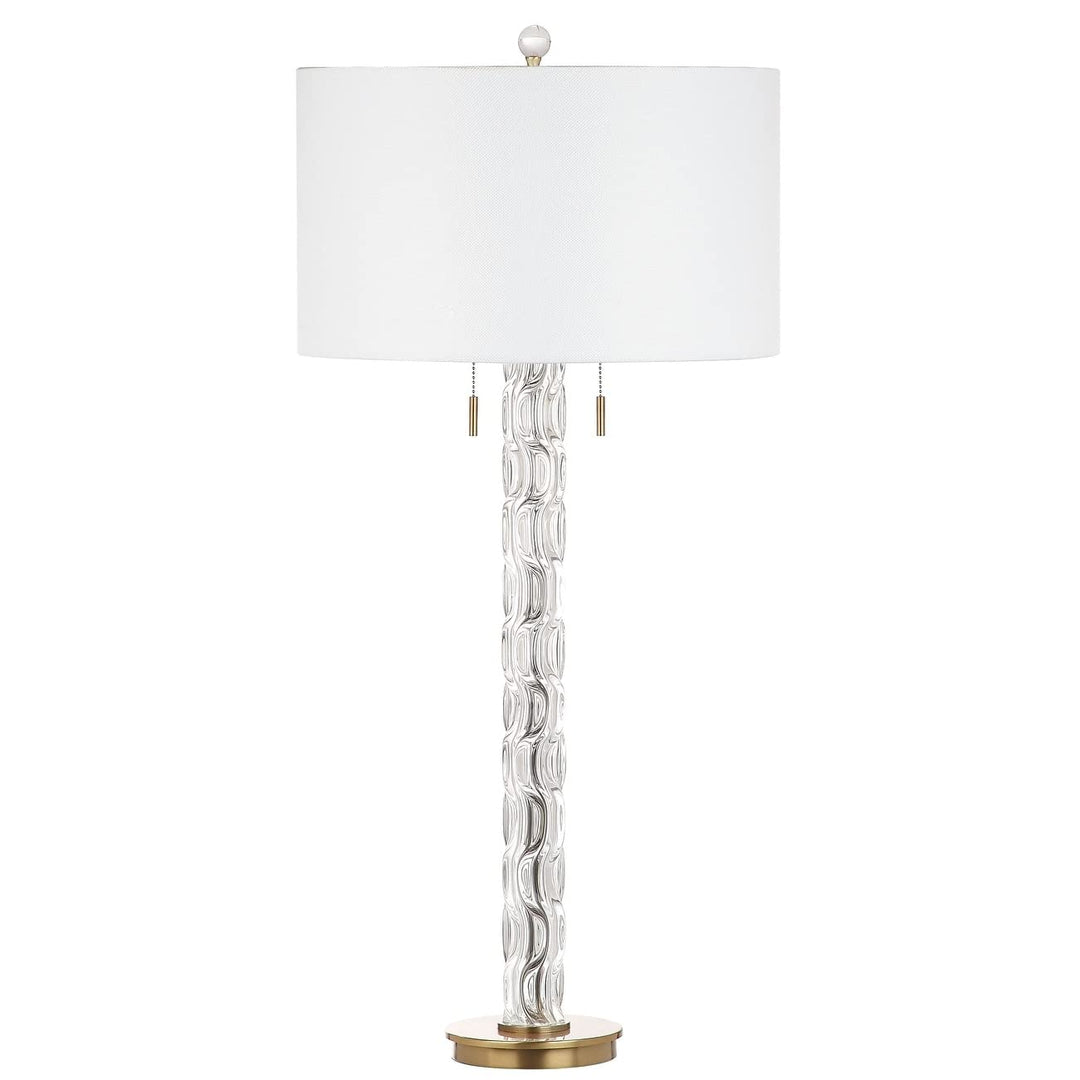 Lighting 37-inch Crystal/Gold Led Table Lamp Clear Modern Contemporary