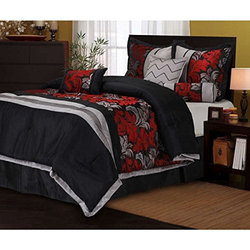 Liana Embroidered and 7-Piece Comforter Set