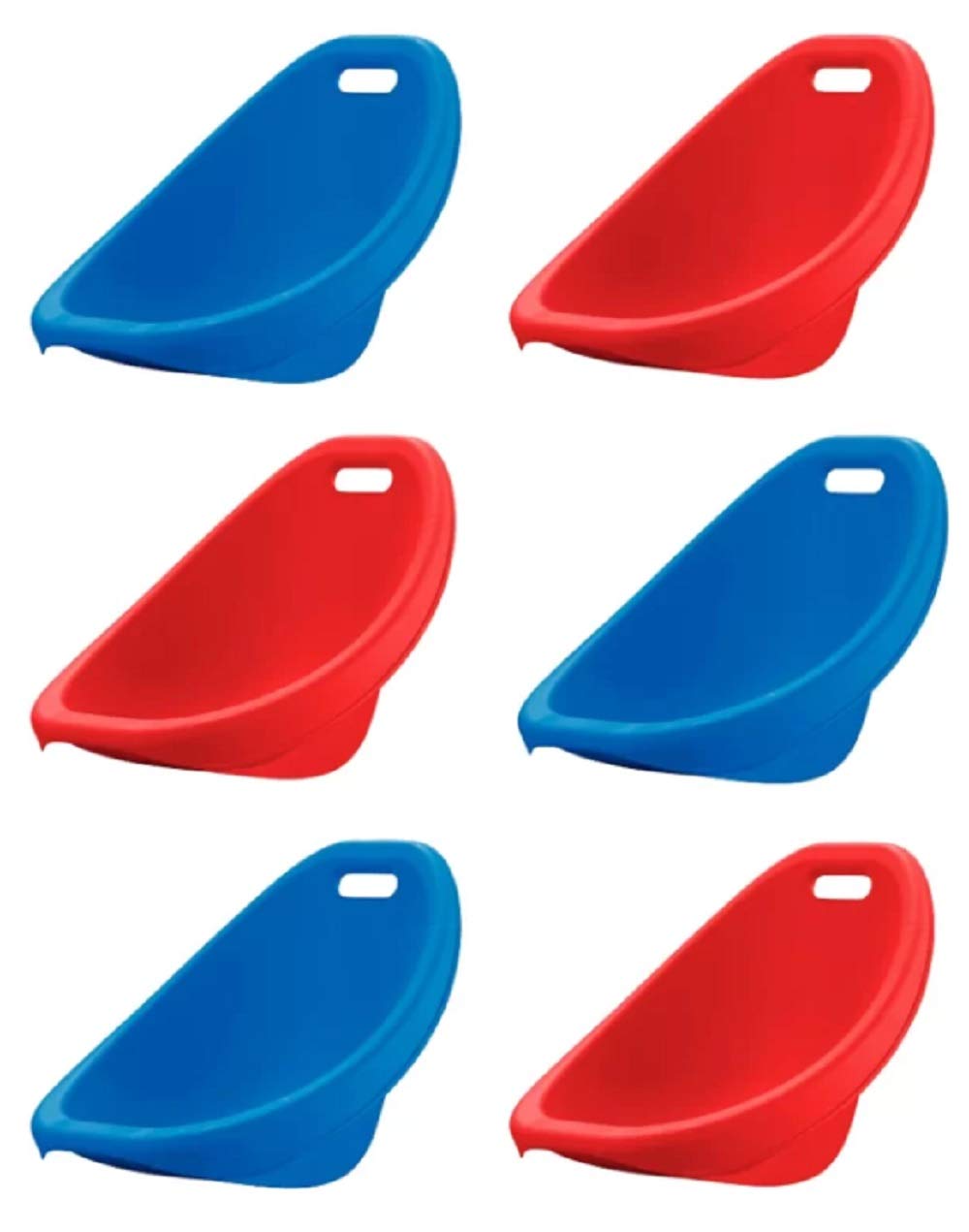 American Plastic Toys Kids Scoop Rocker Chairs in Assorted Colors [Blue Red