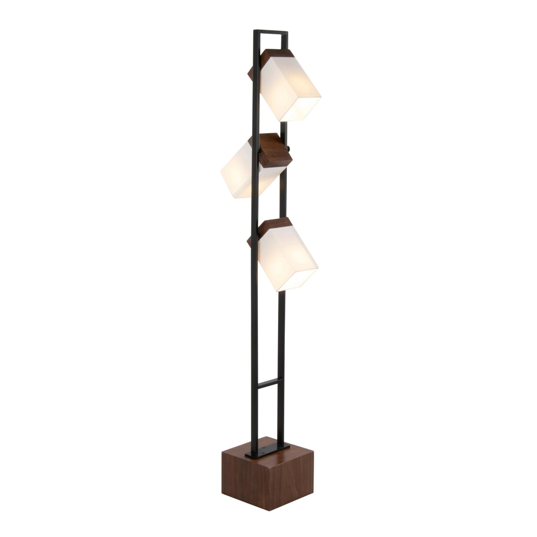 Porch Den 67.5" Floor Lamp Black Modern Contemporary Bulbs Included