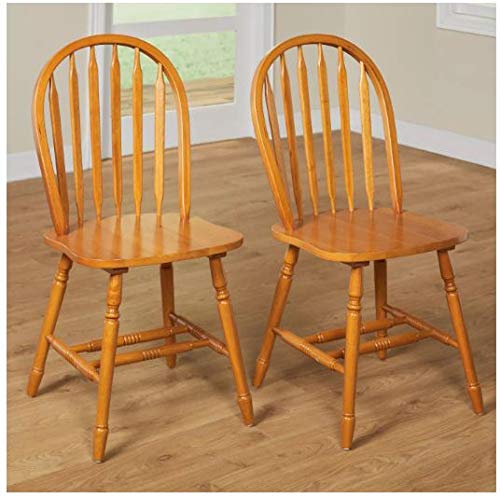 Simple Living Carolina Solid Wood Spindle Dining Chairs (Set of 2)