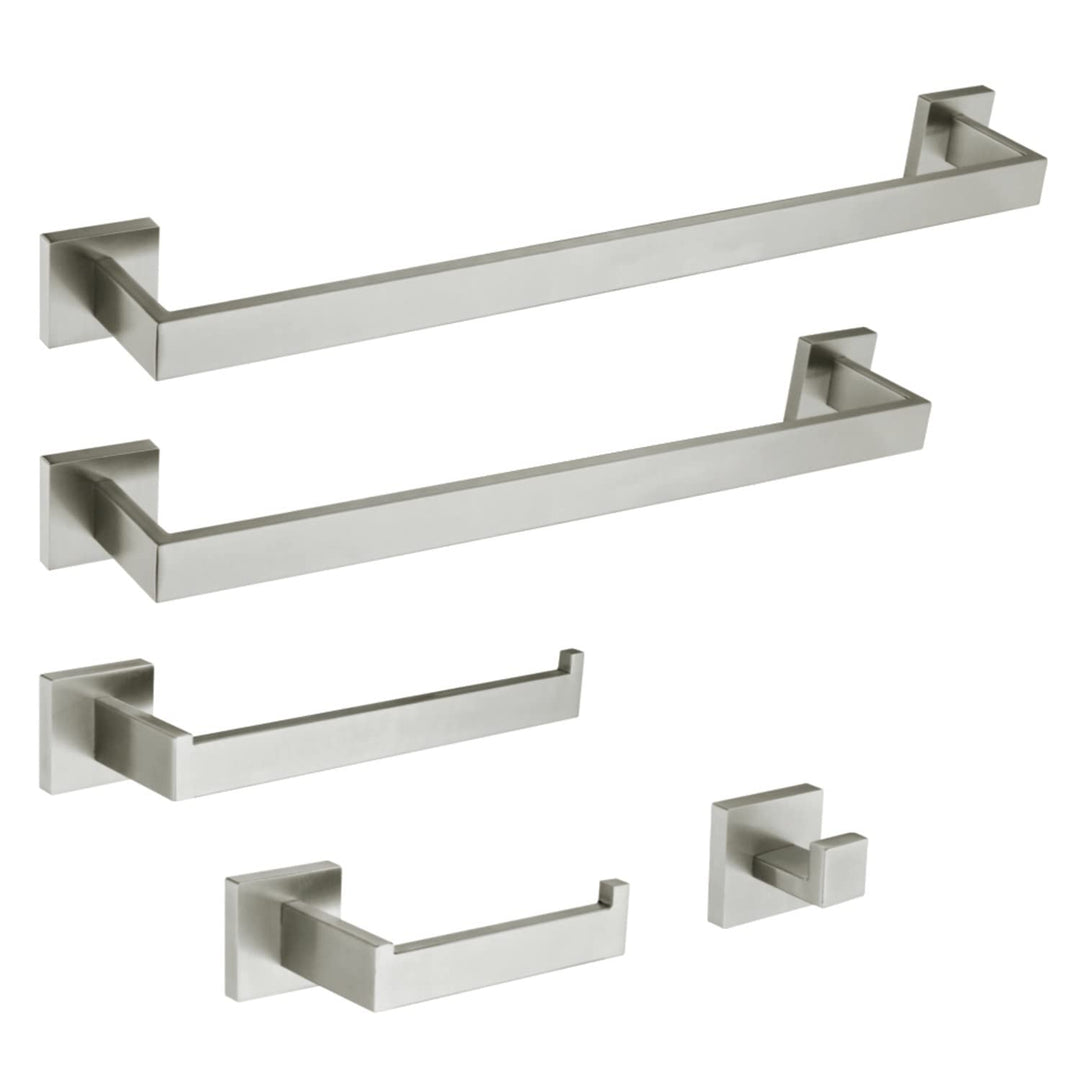 Kingston Brass BAHK6012478SN Markus Bathroom Hardware Set Brushed Nickel 26.19 x