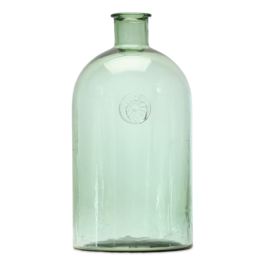 Glass Vase Green Farmhouse